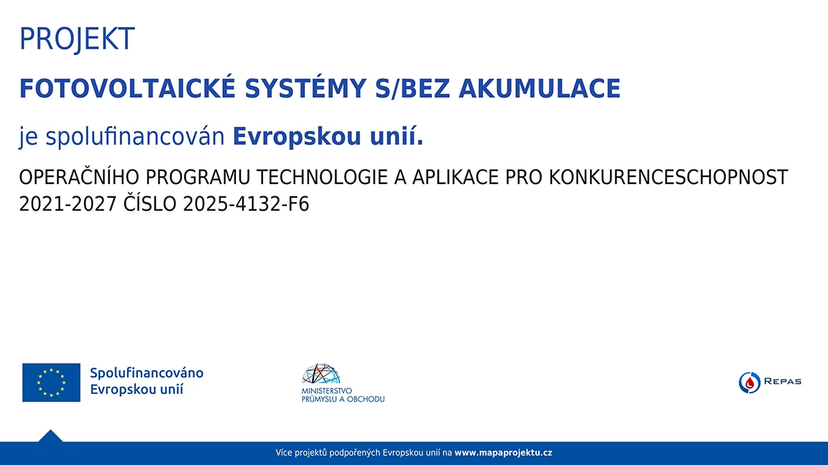 PROJEKT FOTOVOLTAICKÉ SYSTÉMY S/BEZ AKUMULACE